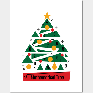 Mathematical Christmas Tree v2 Posters and Art